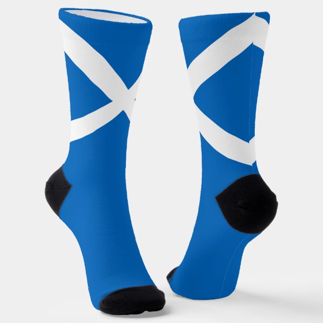 Flagge Schottlands National Pride Patriotic Socken (Gewinkelt)