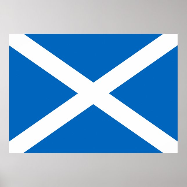 Flagge Schottlands Poster (Vorne)