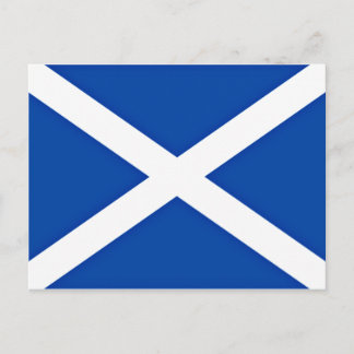 Flagge Schottlands Postkarte