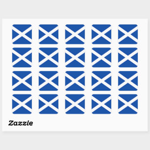 Flagge Schottlands Quadratischer Aufkleber