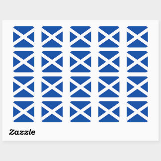 Flagge Schottlands Quadratischer Aufkleber
