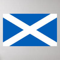 Flagge Schottlands, Salreifen-Flagge, Andreas-Kreu