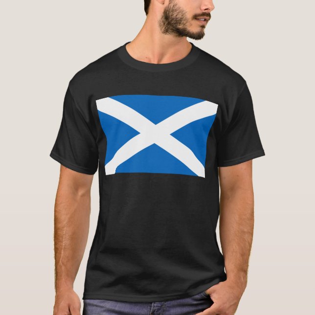 Flagge Schottlands - Schottische Flagge T-Shirt (Vorderseite)