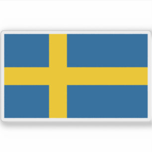 Flagge Schwedens Aufkleber