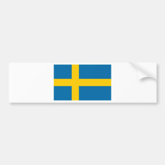 Flagge Schwedens Autoaufkleber
