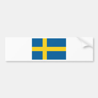 Flagge Schwedens Autoaufkleber