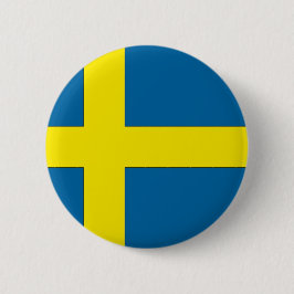 Flagge Schwedens Button