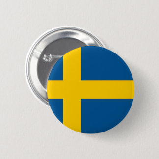Flagge Schwedens Button