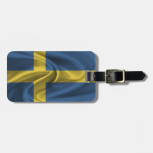 Flagge Schwedens Gepäckanhänger