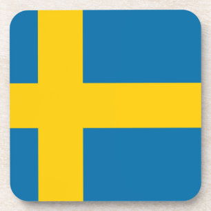 Flagge Schwedens Getränkeuntersetzer