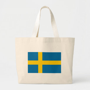 Flagge Schwedens Jumbo Stoffbeutel