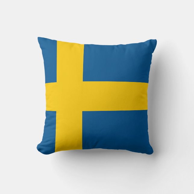 Flagge Schwedens Kissen (Vorderseite)