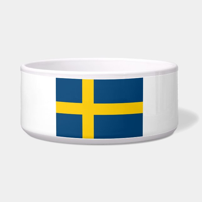 Flagge Schwedens Napf (Vorderseite)