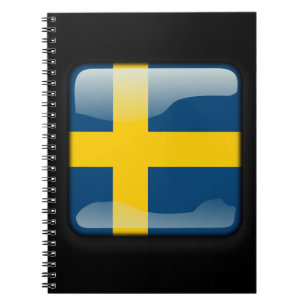 Flagge Schwedens Notizblock