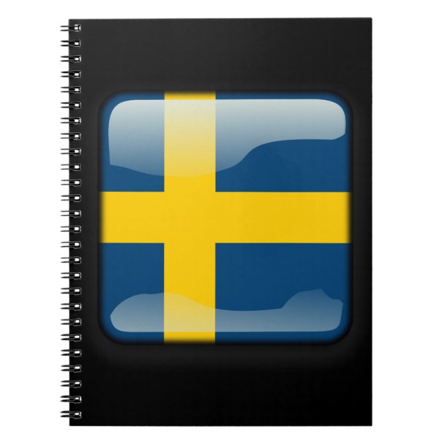 Flagge Schwedens Notizblock (Vorderseite)