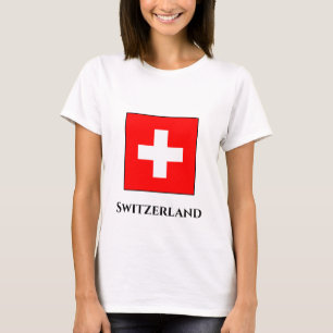 Flagge Schweiz (Schweiz) T-Shirt
