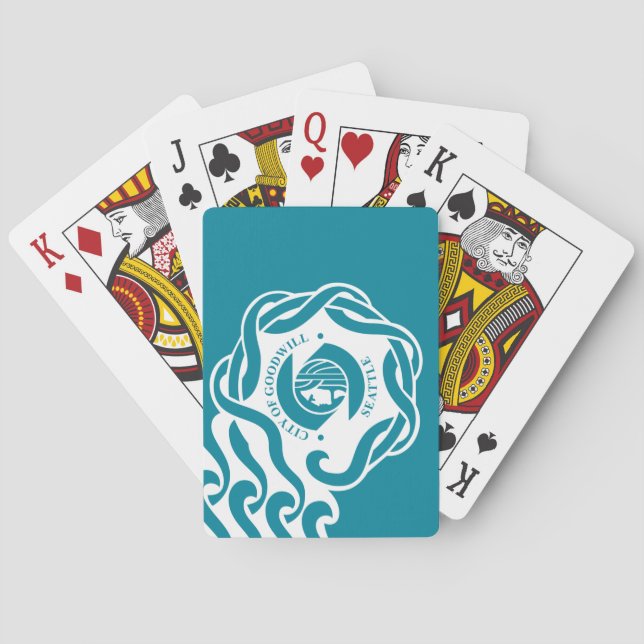 Flagge Seattle (Washington) Spielkarten (Rückseite)