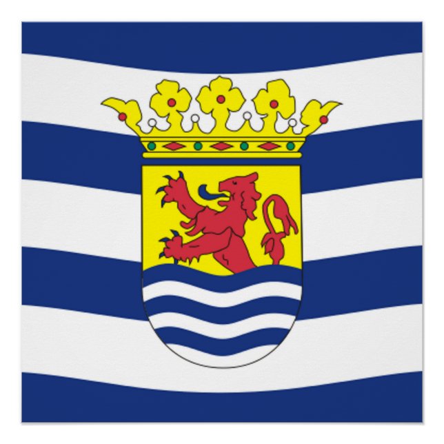 Flagge Seelands Poster (Vorderseite)