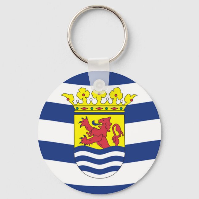 Flagge Seelands Schlüsselanhänger (Vorderseite)