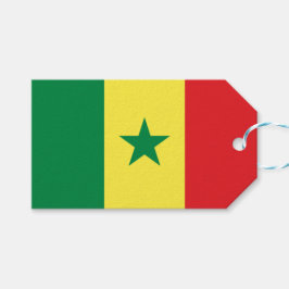 Flagge Senegals Geschenkanhänger