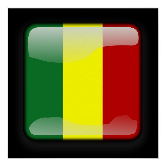 Flagge Senegals Poster (Vorderseite)