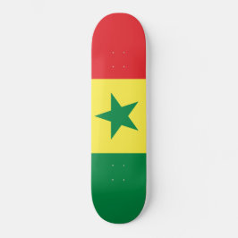 Flagge Senegals Skateboard
