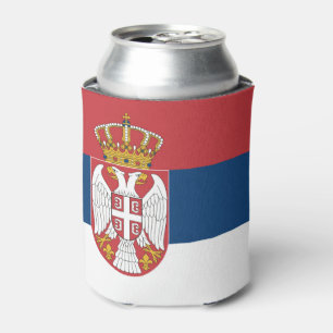 Flagge Serbien Dosenkühler