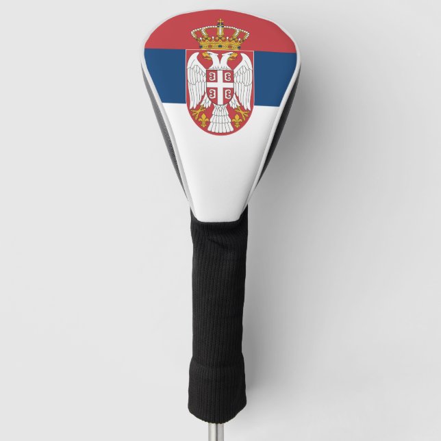 Flagge Serbien Golf Headcover (Vorderseite)