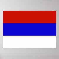 Flagge Serbien