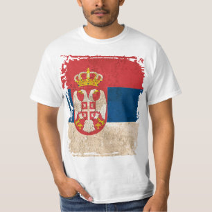 Flagge Serbien T-Shirt
