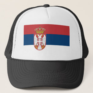 Flagge Serbien Truckerkappe