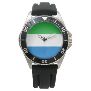 Flagge Sierra Leones Armbanduhr