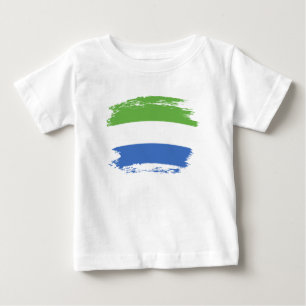 Flagge Sierra Leones Baby T-shirt