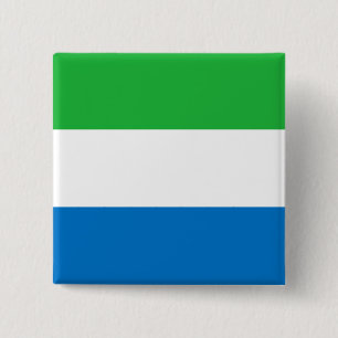 Flagge Sierra Leones Button