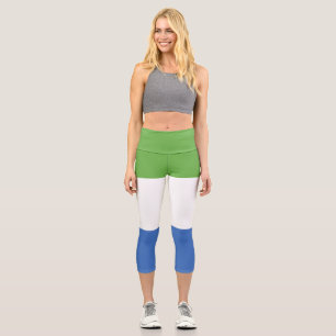 Flagge Sierra Leones Capri Leggings