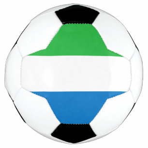 Flagge Sierra Leones Fußball