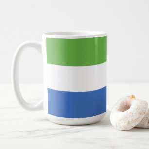 Flagge Sierra Leones Kaffeetasse