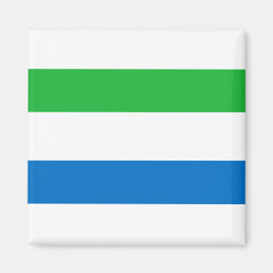 Flagge Sierra Leones Magnet