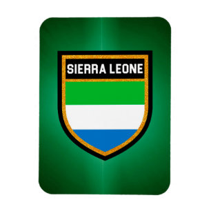 Flagge Sierra Leones Magnet