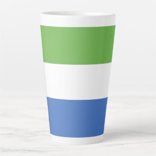 Flagge Sierra Leones Milchtasse