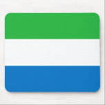Flagge Sierra Leones Mousepad<br><div class="desc">Anpassbare World Flag Produkte - Bitte fühlen Sie sich frei,  Ihren eigenen Text hinzuzufügen.</div>