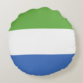 Flagge Sierra Leones Rundes Kissen