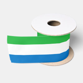 Flagge Sierra Leones Satinband