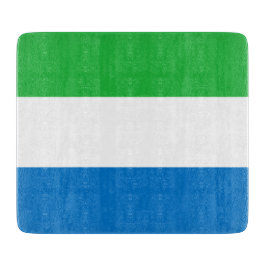 Flagge Sierra Leones Schneidebrett