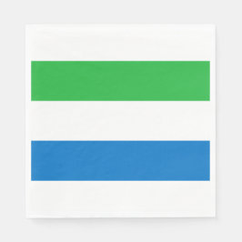 Flagge Sierra Leones Serviette