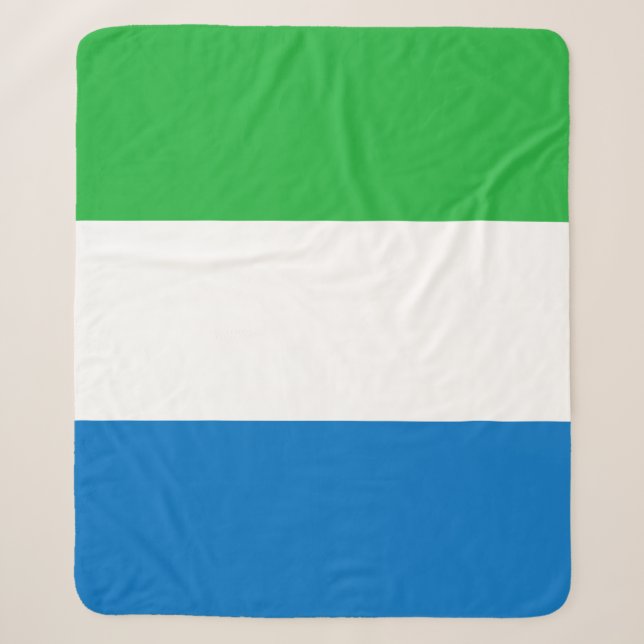 Flagge Sierra Leones Sherpadecke (Vorderseite)