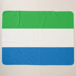 Flagge Sierra Leones Sherpadecke