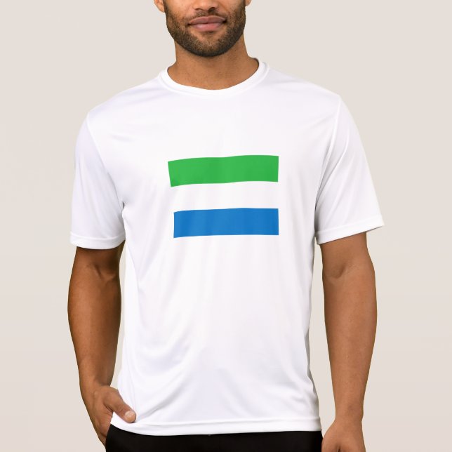 Flagge Sierra Leones T-Shirt (Vorderseite)