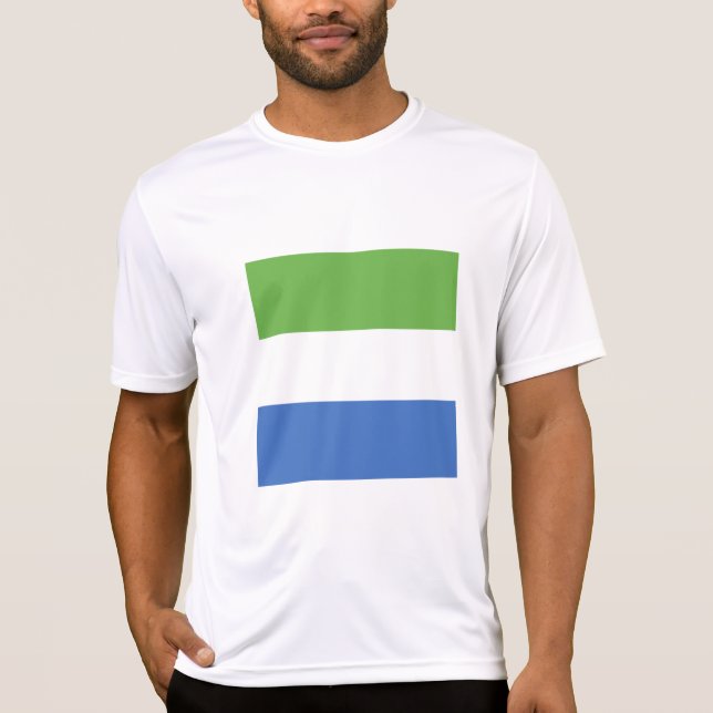 Flagge Sierra Leones T-Shirt (Vorderseite)