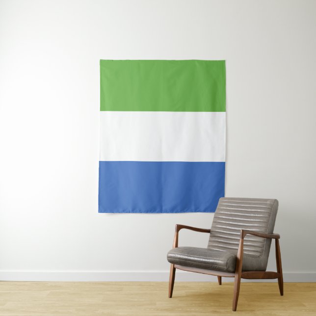 Flagge Sierra Leones Wandteppich (Beispiel)